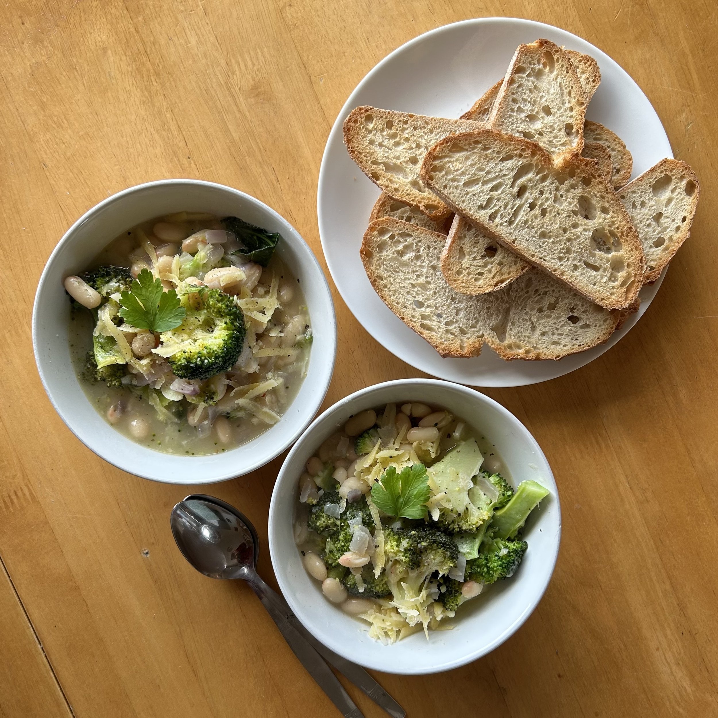 Broccoli Cheddar Beans