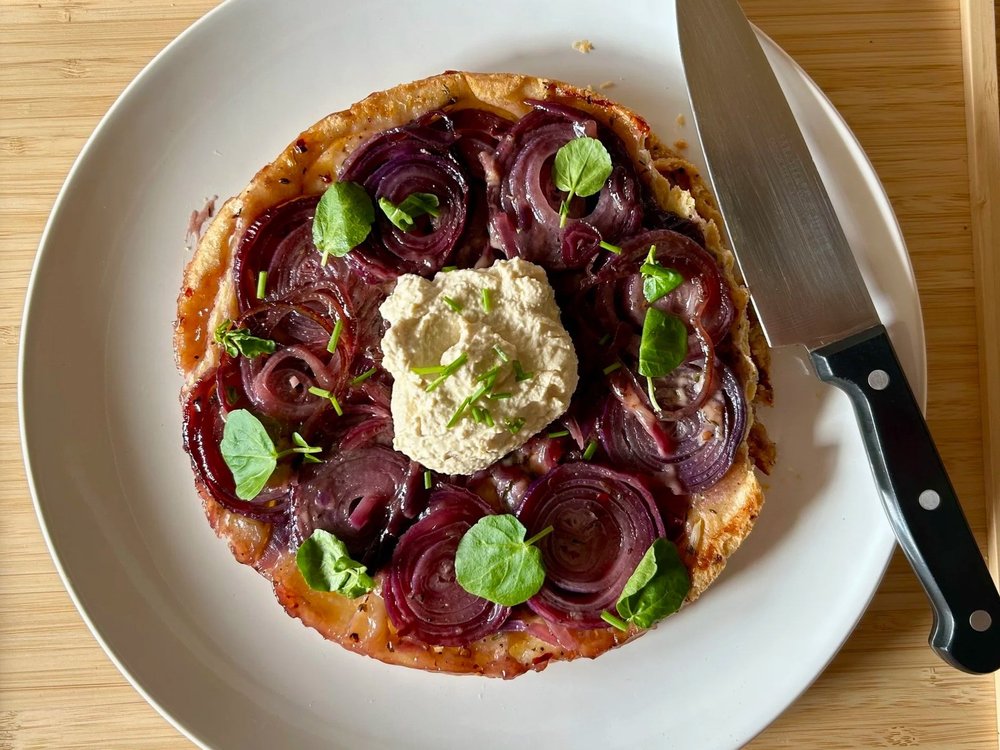 Upside-Down Onion Tart