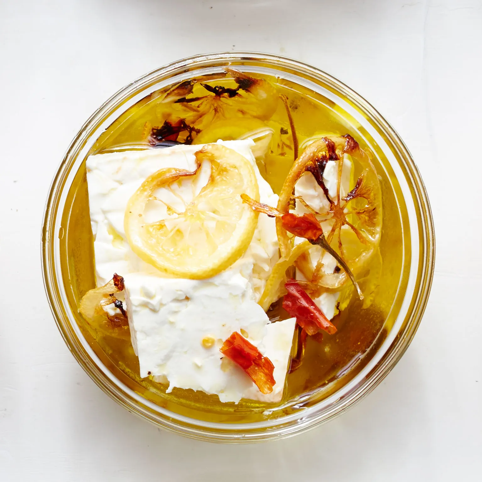 Lemon Spice Marinated Feta