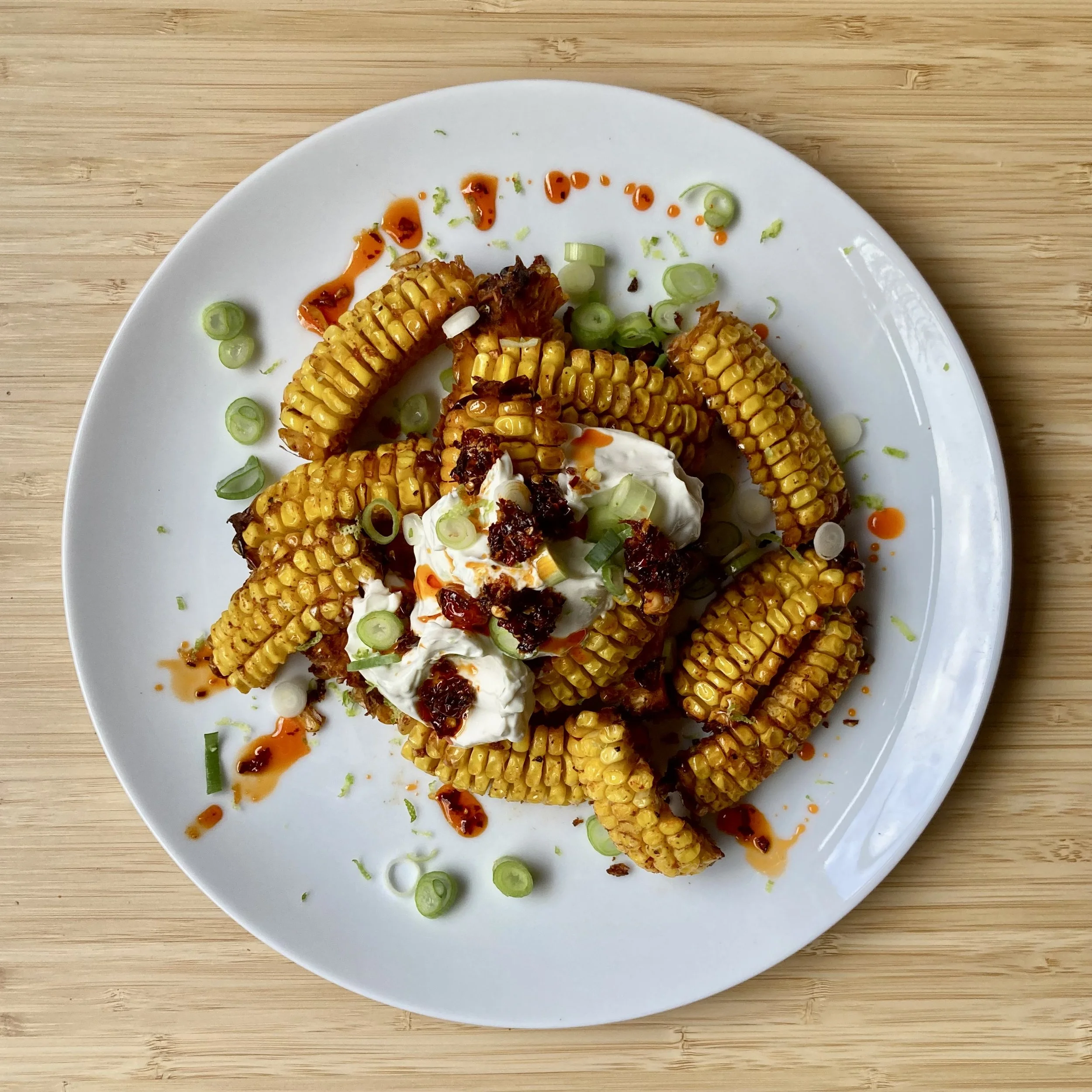 Spicy Vegan Corn Ribs